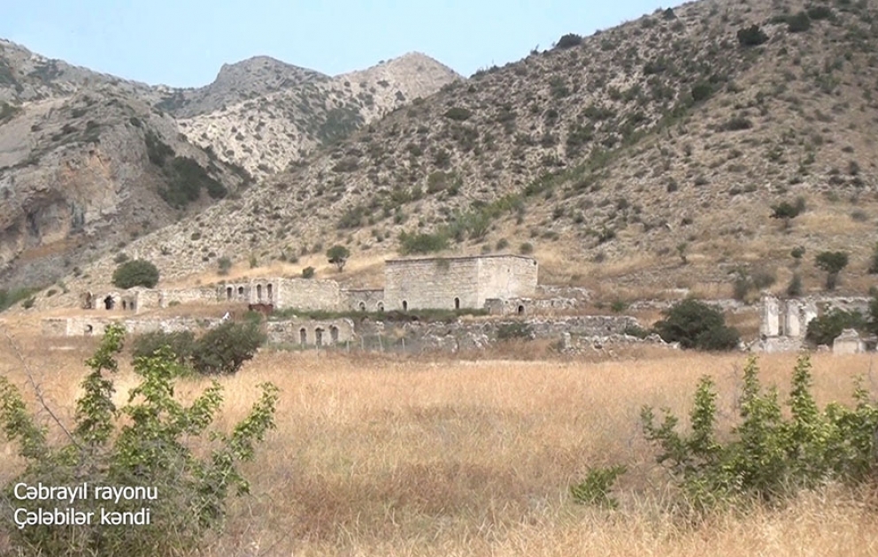 Une vidéo du village de Tchelebiler de la région de Djabraïl a été diffusée