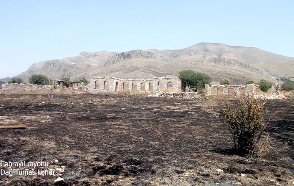 Video footage of the Dagh Tumas village of the Jabrayil region