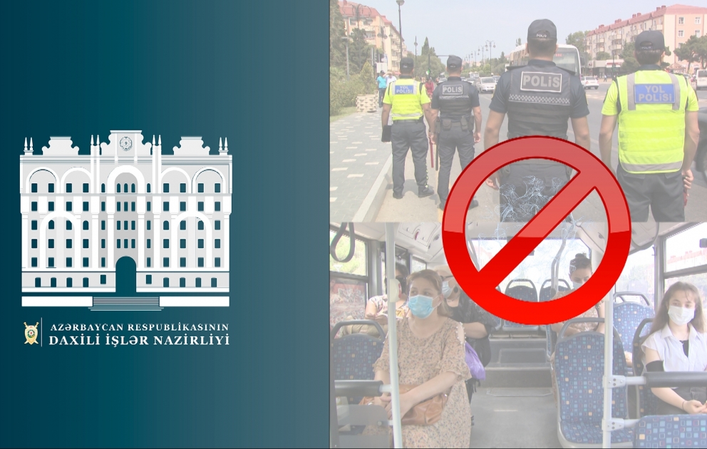 Sumqayıtda avtobus və taksilərdə maska taxmayanlara qarşı reyd keçirilib
