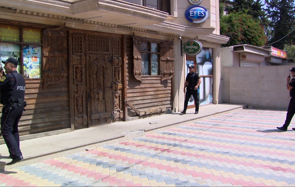 Nəsimi rayonunda çay evindən oğurluq edən şəxs mühafizə polisləri tərəfindən saxlanılıb