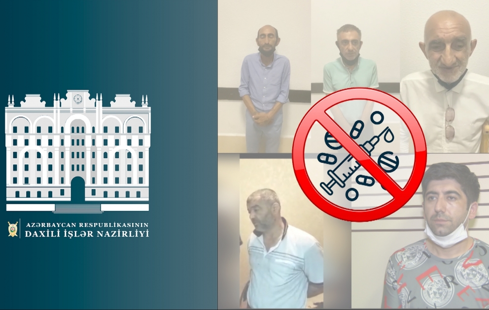 Bakı şəhərində polis əməkdaşları Xətai, Nəsimi və Binəqədi rayonlarında narkotacirlərə qarşı əməliyyatlar keçirib 7 nəfər saxlanılıb