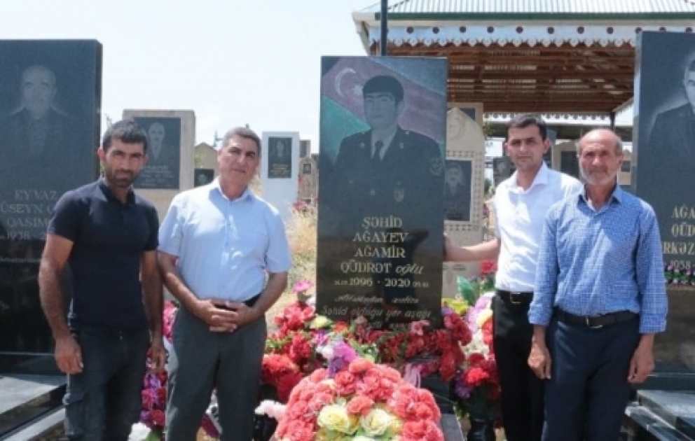 Şəhid Ağamir Ağayevin doğum günündə xatirəsi anılıb