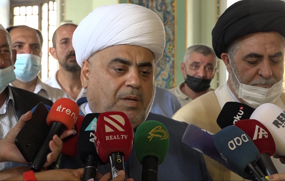 Şeyxülislam Hacı Allahşükür Paşazadə: Torpaqlarımızı işğaldan azad etməklə mənəviyyatımızı dirçəltdik