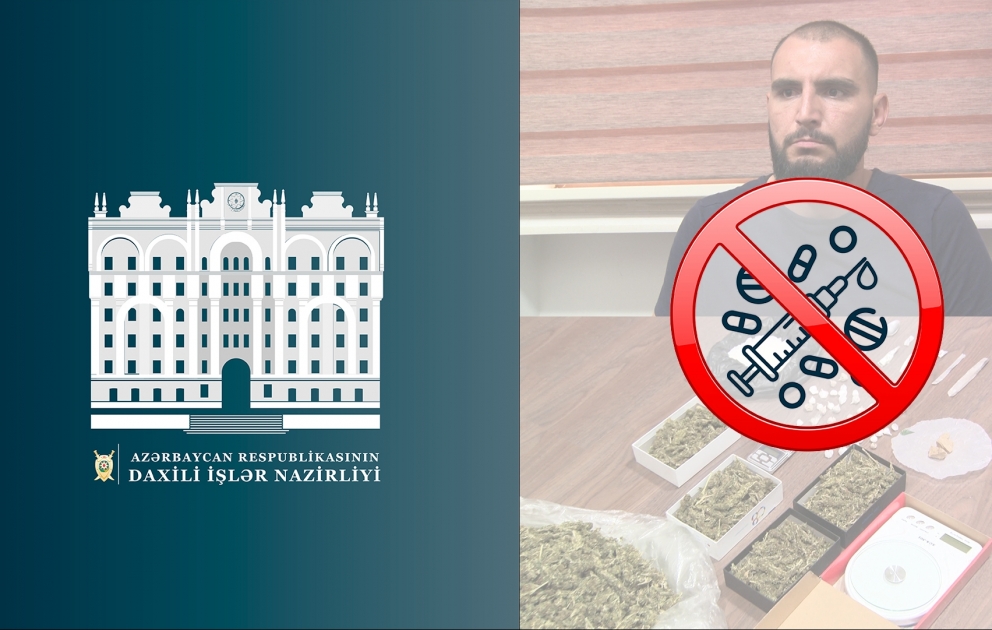 Paytaxtın Nizami rayonunda “patı”, “şüşə” satan şəxs saxlanılıb