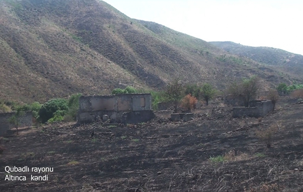 Azerbaijan’s Defense Ministry releases video footages of Altinja village, Gubadli district