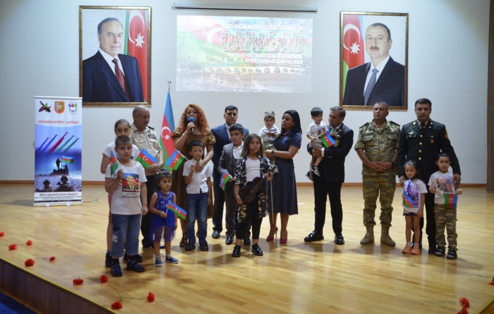 Şəki şəhərində “Əbədiyyət zirvəsini fəth edənlər” adlı vətənpərvərlik tədbiri keçirilib