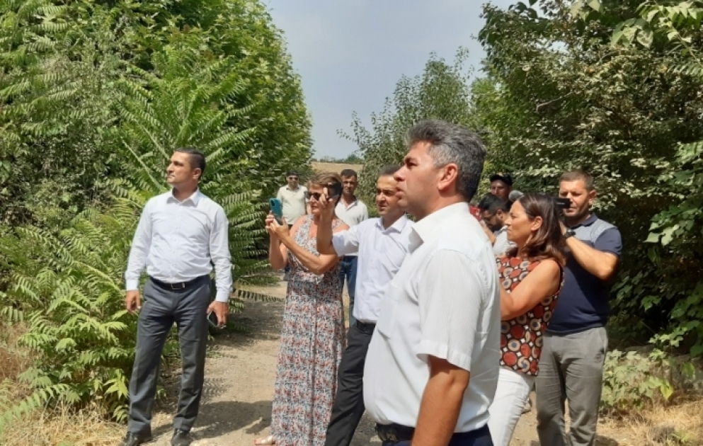 Fransa Milli Assambleyasının nümayəndə heyəti ermənilərin Füzulidə törətdikləri cinayətlərlə tanış olublar