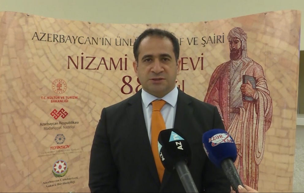 Elnur Əliyev: Əsas məqsədimiz Nizami Gəncəvinin Türkiyə cəmiyyətində tanınmasıdır