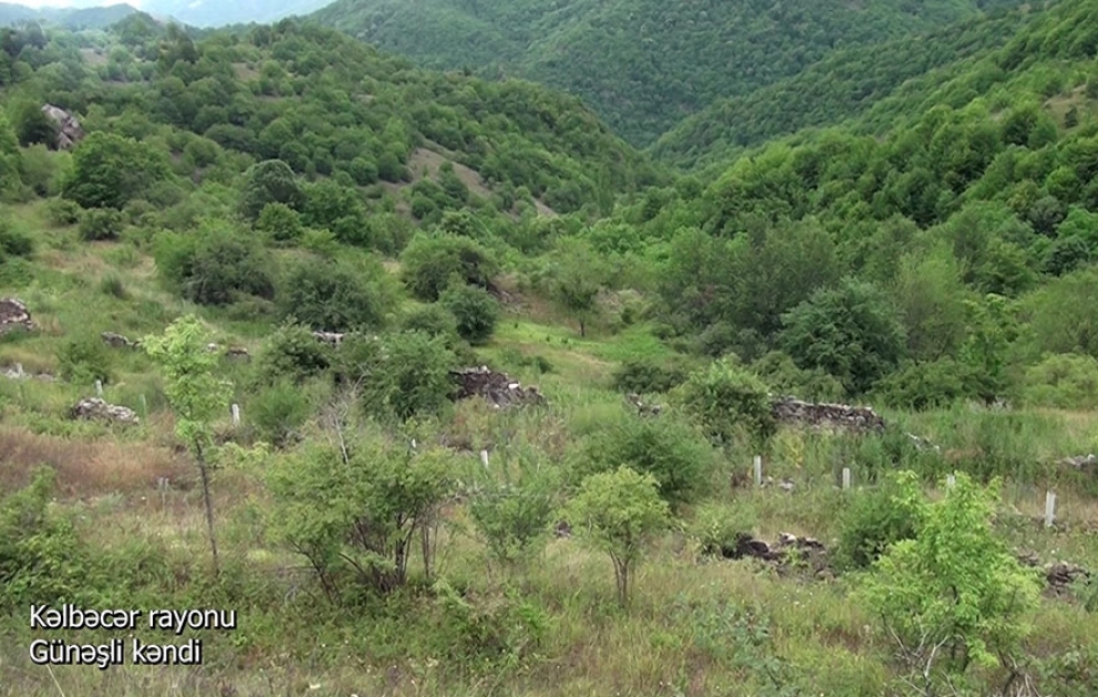Le ministère de la Défense diffuse une vidéo du village de Gunechli de la région de Kelbédjer