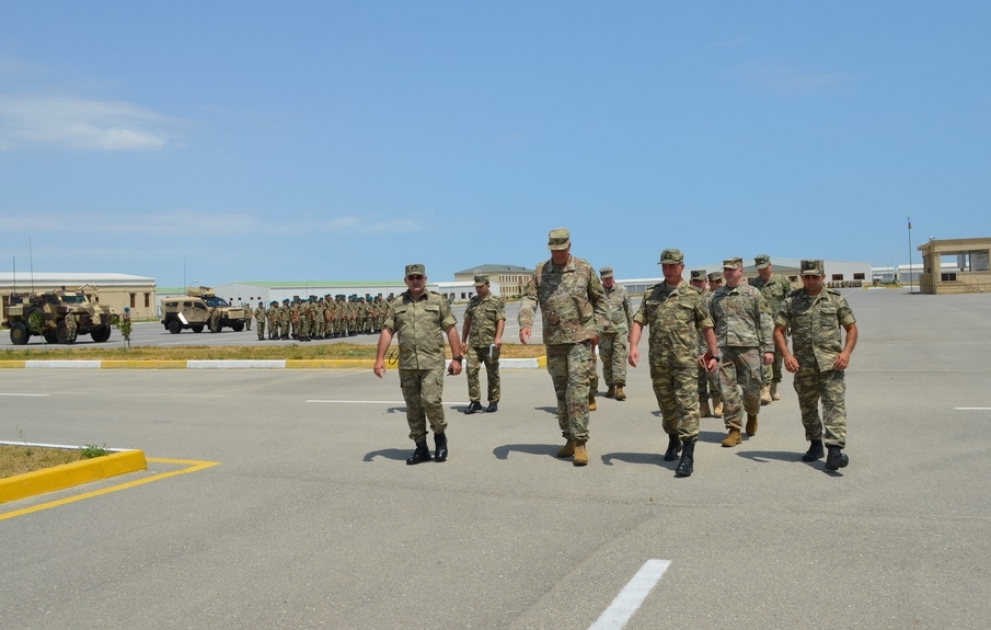 The visit of the US Oklahoma Army National Guard’s delegation to Azerbaijan continues