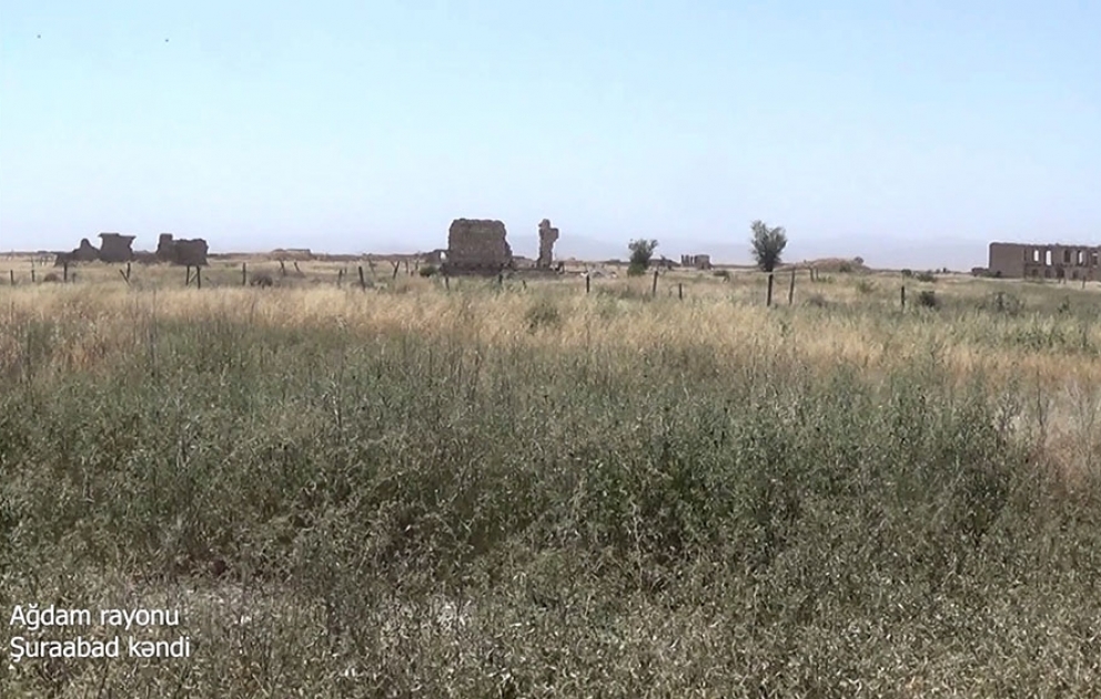 Ağdam rayonunun Şuraabad kəndindən videogörüntülər