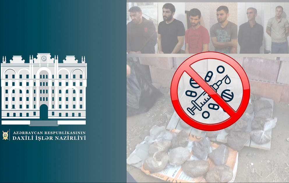 Polis 40 kiloqramdan artıq heroin və metamfetamini dövriyyədən çıxarıb