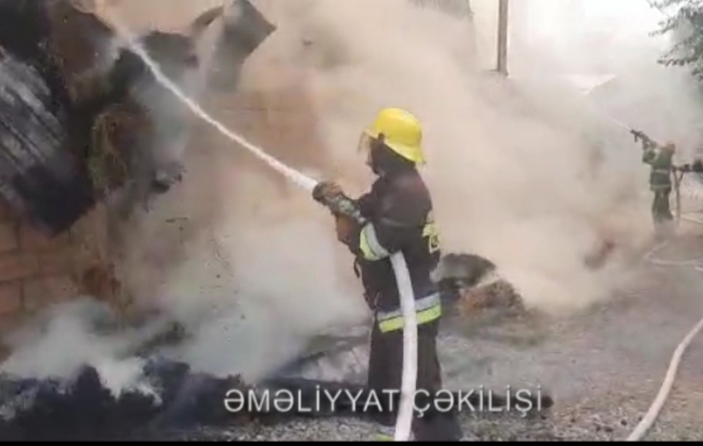 FHN yanğınsöndürmə əməliyyatının görüntülərini yayıb
