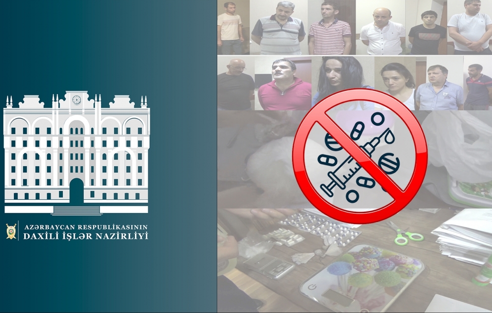 Narkotik vasitələrin satışı ilə məşğul olan 12 nəfər saxlanılıb