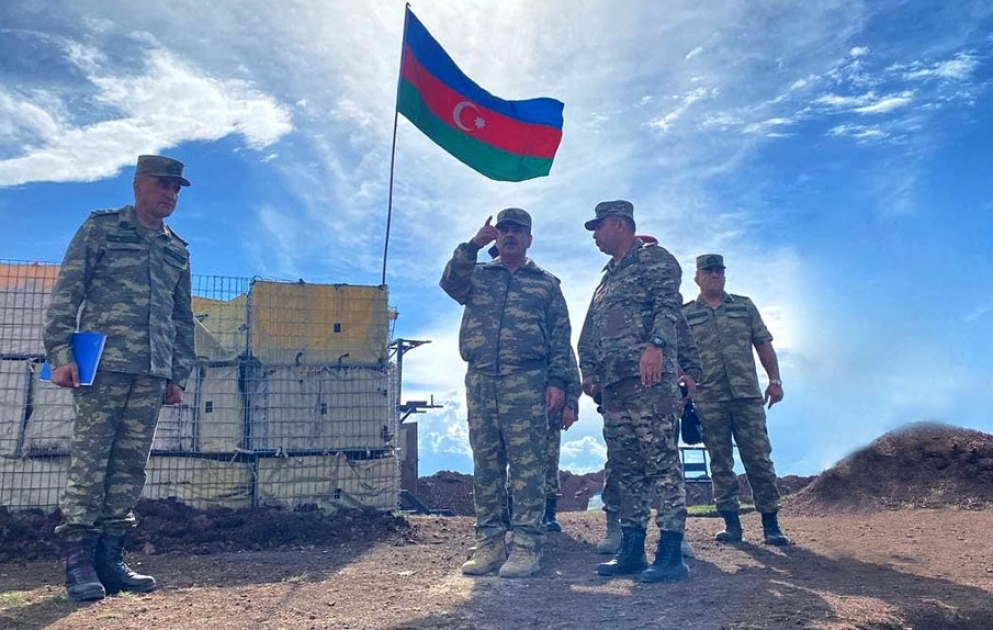 The Minister of Defense met with military personnel that is on combat duty in the Kalbajar region