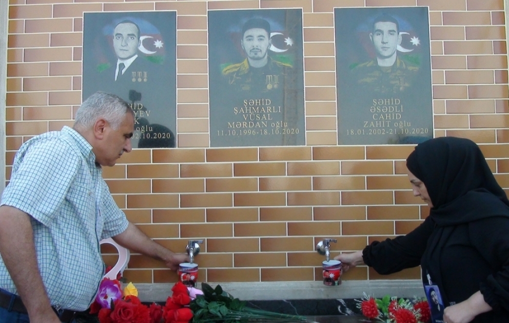 Şəhid Alik Musayevin ad günündə “Şəhidlər bulağı” istifadəyə verilib