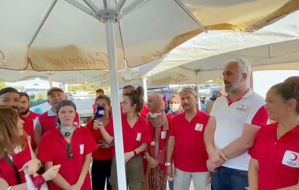 Türkiyə Qızıl Ay ailəsi: Var olsun Azərbaycan!