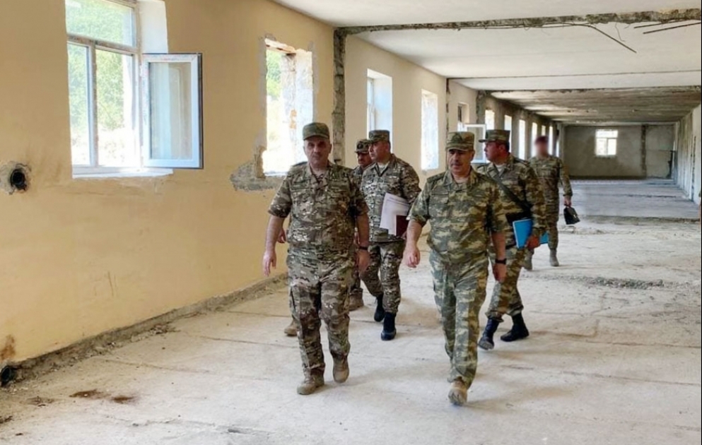 Руководство Министерства обороны посетило строящиеся воинские части на освобожденных территориях