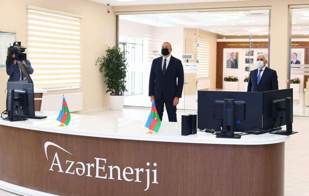 President Ilham Aliyev attended opening of newly renovated 500/330/220 kV Absheron substation