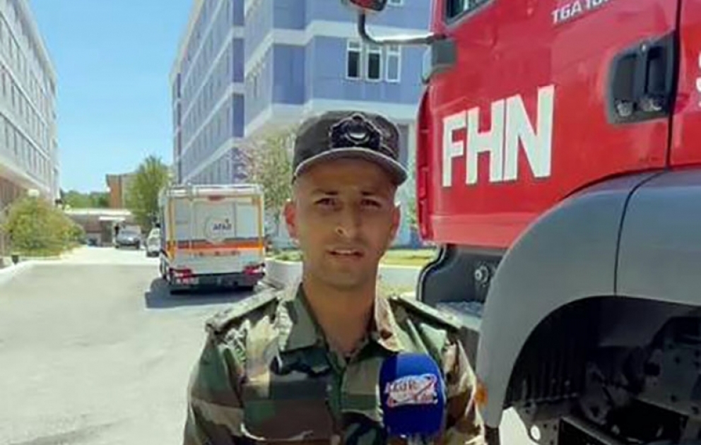 FHN-nin məsul əməkdaşı: Türkiyədəki yanğınların söndürülməsinə cəlb olunmağımız bizim üçün fəxrdir