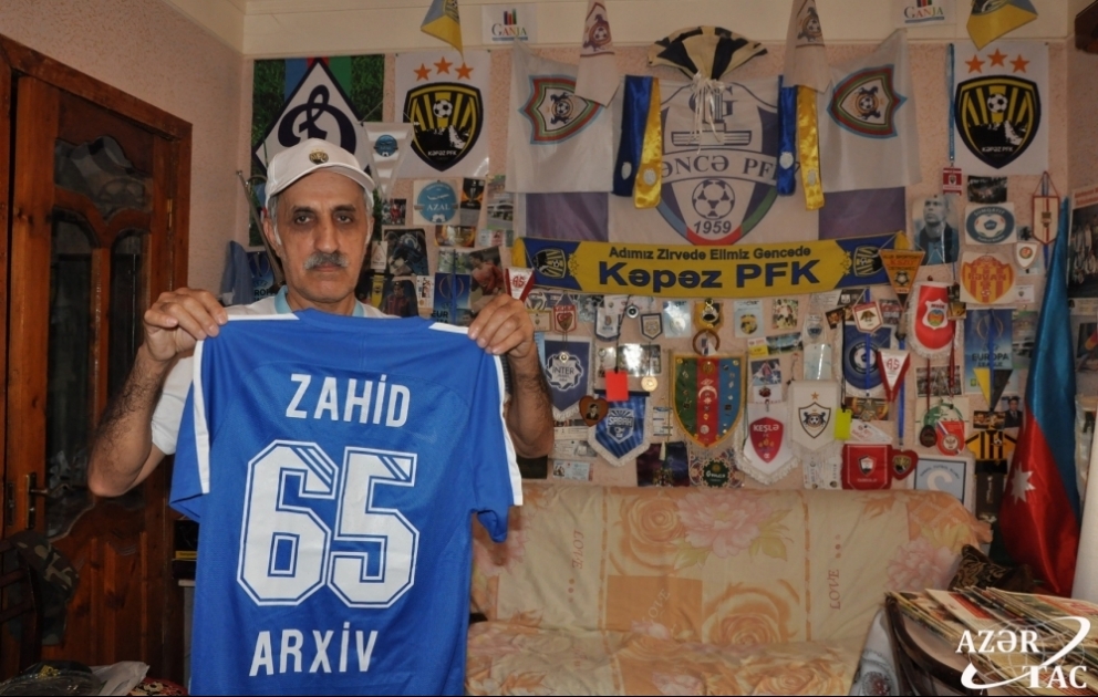 Gəncənin 60 ildir futbola azarkeşlik edən sakini - “Arxiv Zahid”