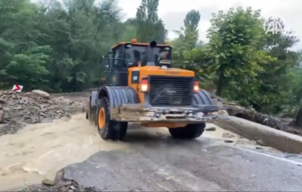 Türkiyənin Bartın vilayətində sel fəlakəti yaşanıb
