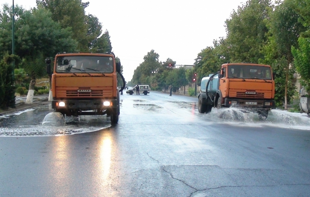 İmişlidə dezinfeksiya işlərinə diqqət artırılıb