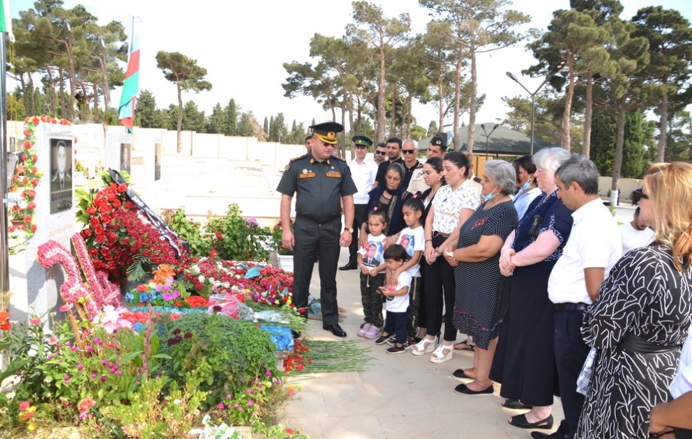 Şəhidin anım mərasimi keçirilib