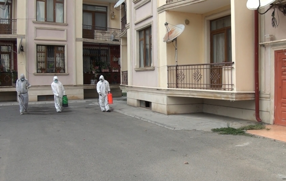 Ağstafada koronavirus pandemiyasına qarşı növbəti ümumrayon dezinfeksiya tədbiri keçirilib
