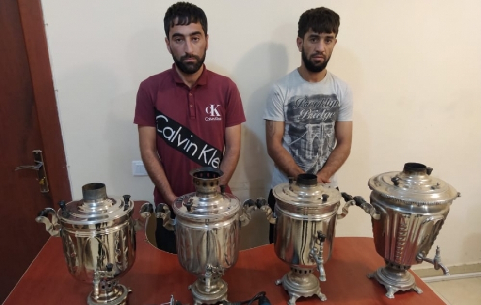 Qubada silsilə oğurluqlar edən Sumqayıt sakinləri saxlanılıb