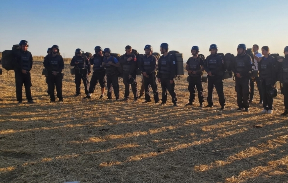 Ankarada “Müharibə dövründə jurnalistika” mövzusunda təlimləri davam edir