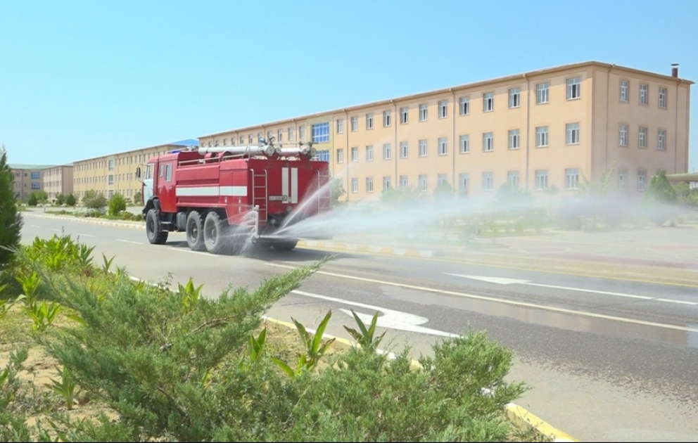 Naxçıvan Qarnizonu Qoşunlarında yoluxucu xəstəliklərə qarşı qabaqlayıcı profilaktik tədbirlər davam etdirilir