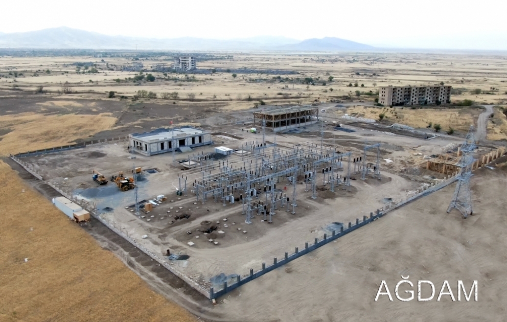 Cəbrayıl, Zəngilan, Qubadlı və Ağdamda yarımstansiyalar tikilir