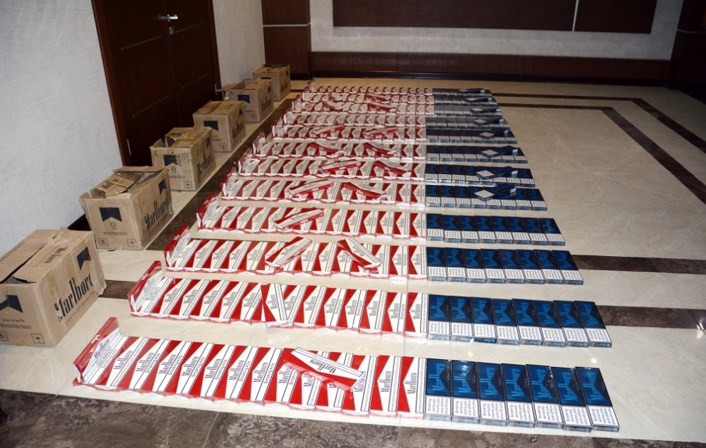 Gömrükçülər aksiz markasız siqaretlərin realizə edilməsinin qarşısını alıblar