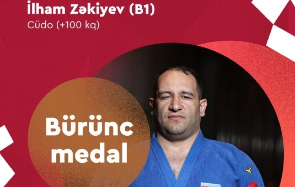 İlham Zəkiyev dördüncü Paralimpiya medalını qazanıb