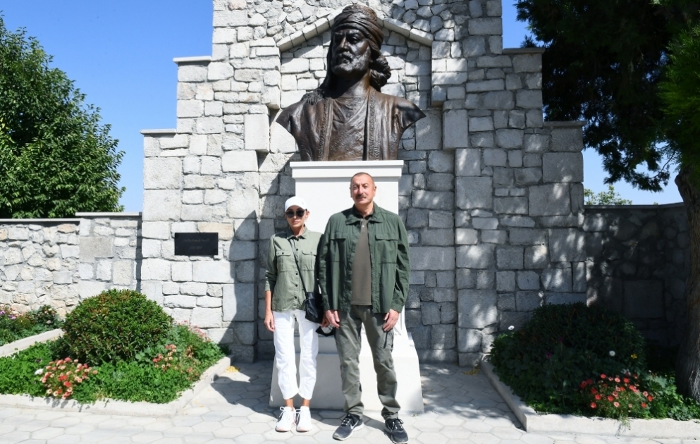 Bust to great Azerbaijani poet Molla Panah Vagif unveiled in Shusha