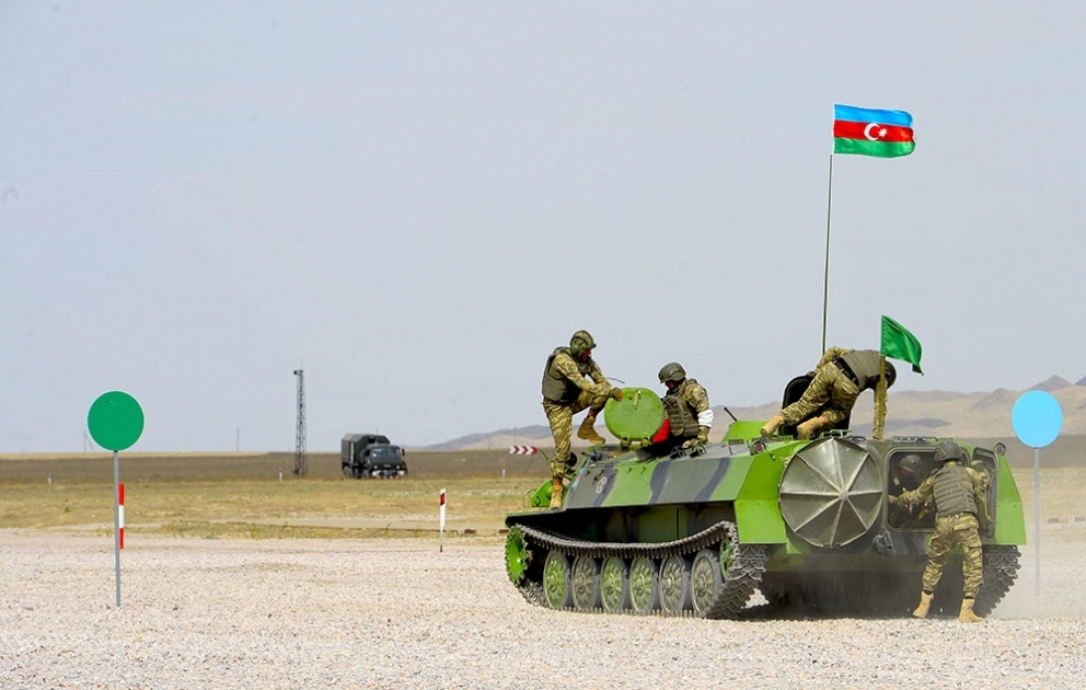 Азербайджанские артиллеристы успешно завершили конкурс «Мастера артиллерийского огня»