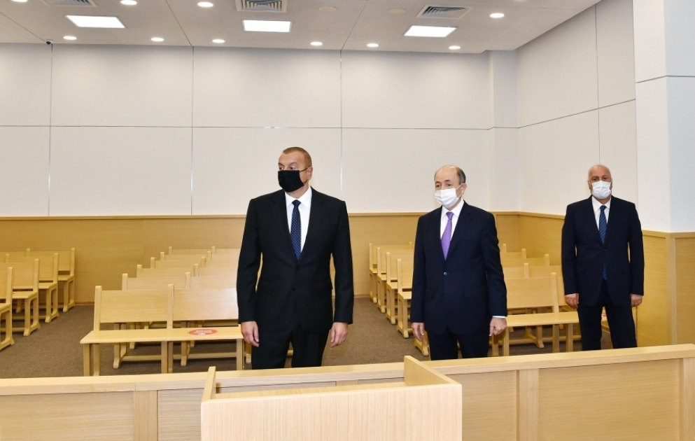 President Ilham Aliyev inaugurated Sumgayit Court Complex