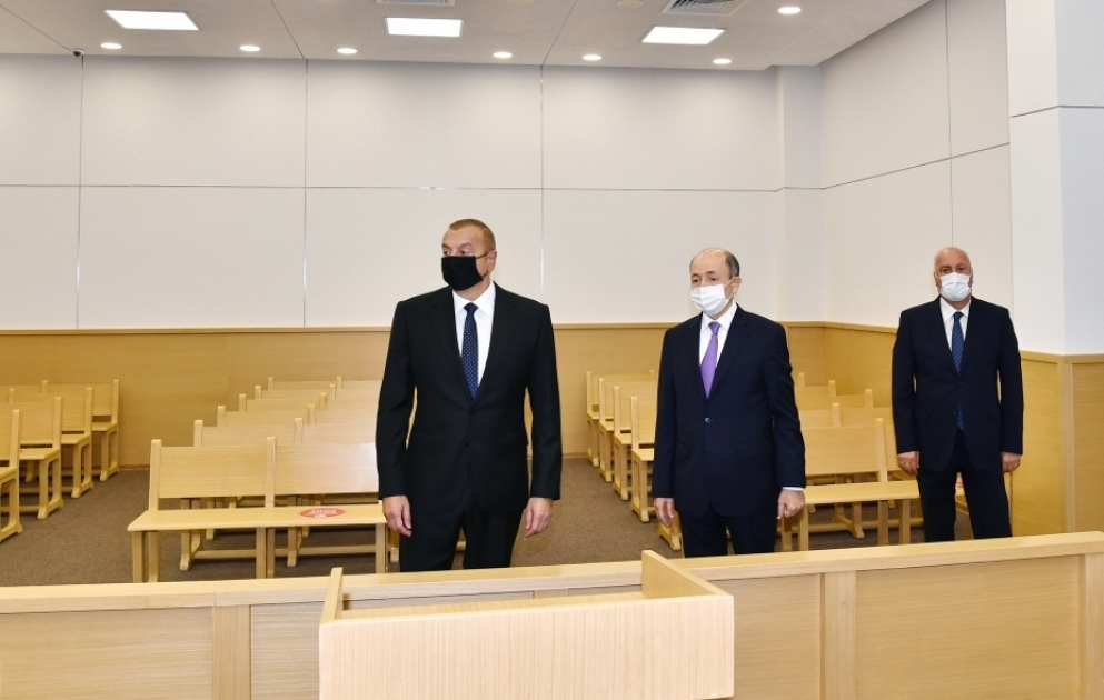 Le président de la République inaugure le Complexe judiciaire de Soumgaït