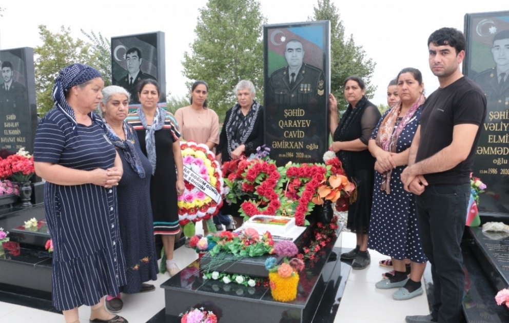 Şəhid Cavid Qarayevin ad günündə xatirəsi yad edilib