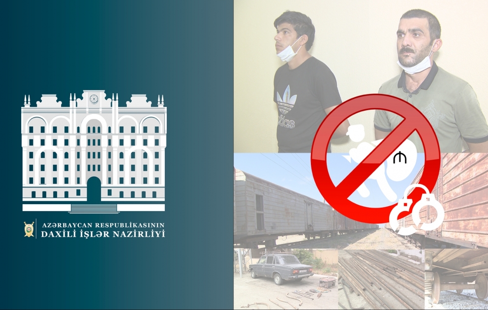 Yeni Ələt dəmir yolu stansiyasında parklanmış vaqonlardan oğurluq edən şəxslər saxlanılıblar