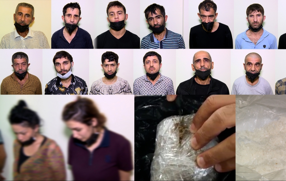 Sabunçu rayonunda narkotiklərin qanunsuz dövriyyəsi ilə məşğul olan 16 nəfər tutulub