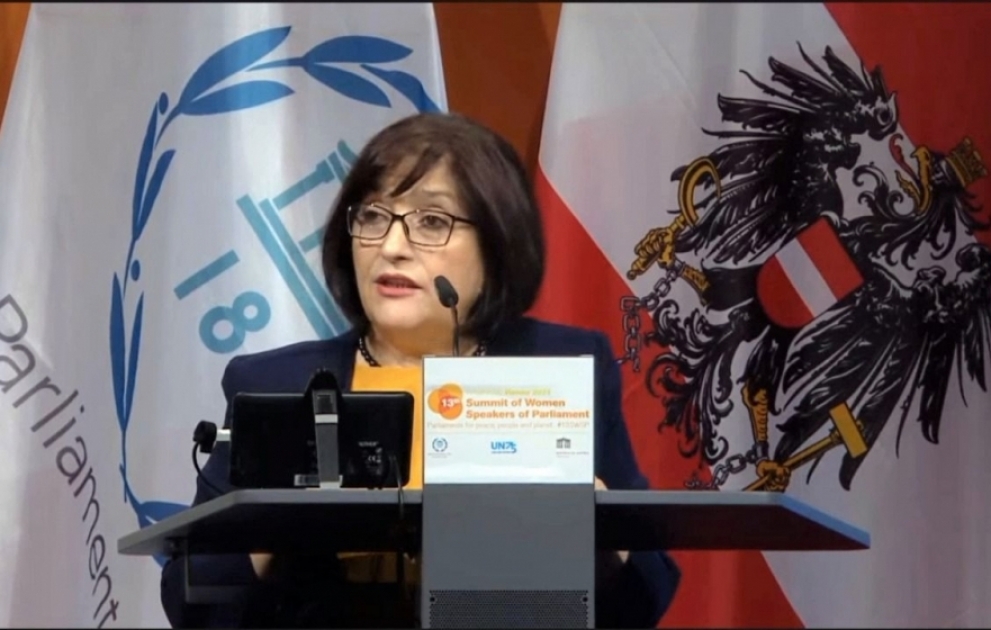 Speaker of Azerbaijan`s Parliament addresses 13th Summit of Women Speakers of Parliament in Vienna