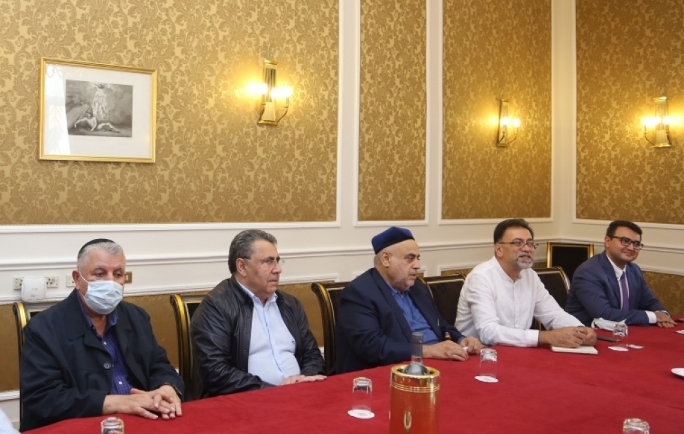 QMİ sədri G20 Dinlərarası Forum çərçivəsində ABŞ-ın nüfuzlu xristian dini təşkilatının nümayəndələri ilə görüşüb