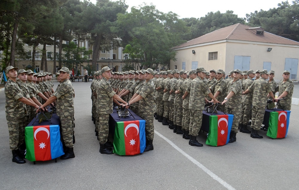 A Military Oath taking ceremony of cadets of the Military Medical Faculty was held