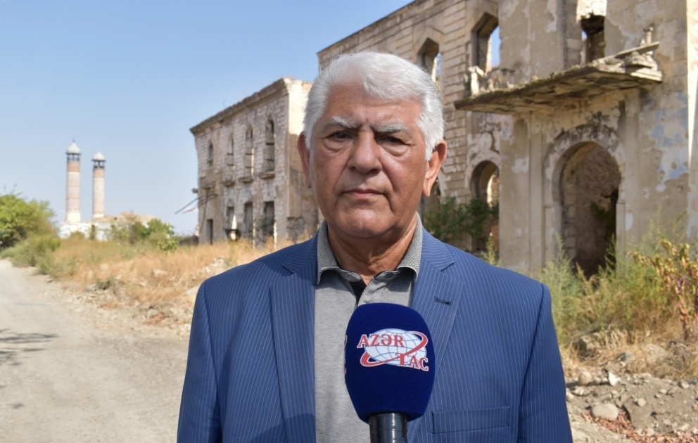 Ağdam ziyalısı: Qarşımızda xarabalığa çevrilmiş yurd yerlərini yenidən qurmaq kimi vəzifə dayanır