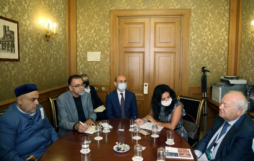 Şeyxülislam Allahşükür Paşazadə BMT Sivilizasiyalar Alyansının Ali nümayəndəsi ilə görüşüb