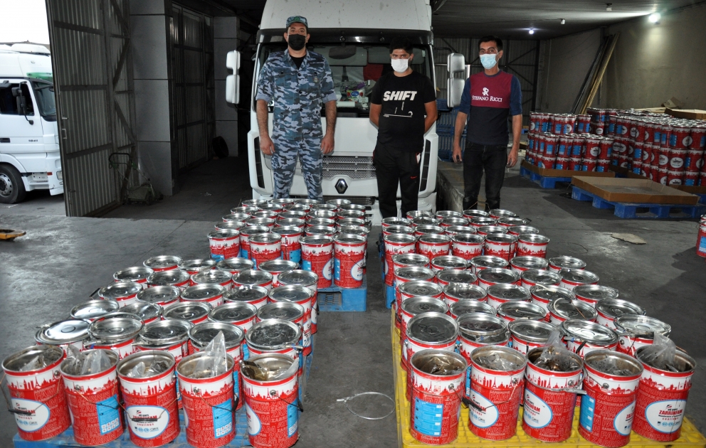 Biləsuvar gömrük postunda 527 kiloqram heroin aşkar edildi