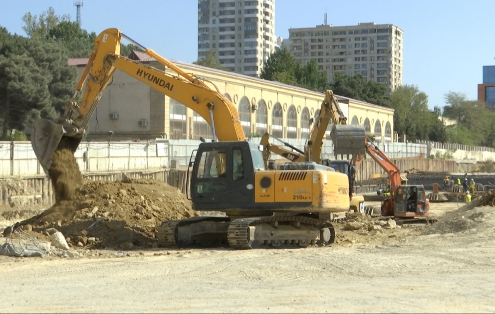 Metropolitenin 28-ci stansiyasının inşasına başlanılıb