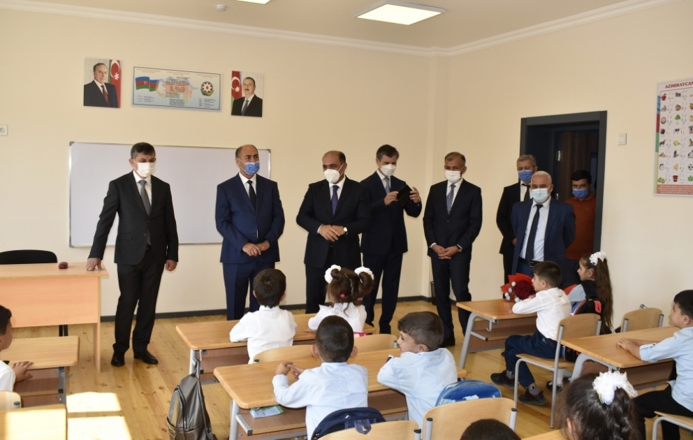 Bərdənin Qaradəmirçi kəndində 624 şagird yerlik məktəb binası istifadəyə verilib